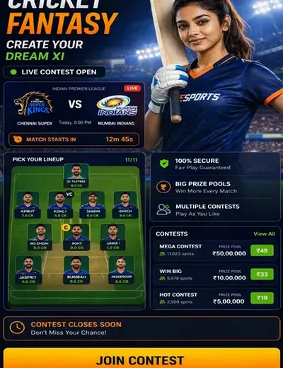 Vegas11mobile (vegas11 mobile) fantasy cricket & matchday visual 3
